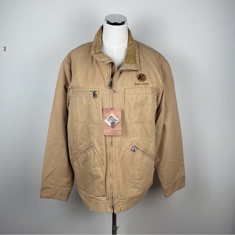 Dri-Duck Brookside 5074 Canyon Cloth Corduroy Collar Chore Coat Jacket New Men